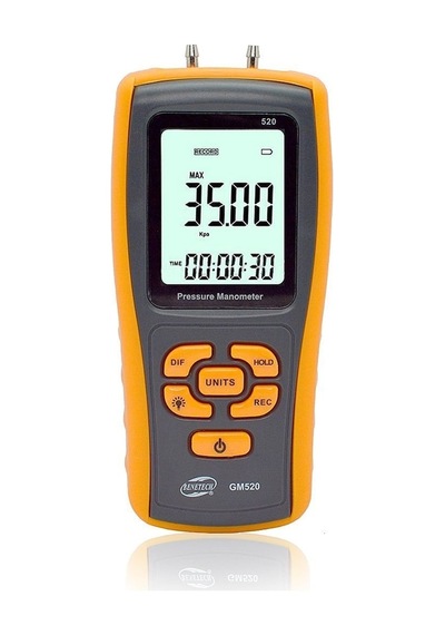 Benetech Gm520 Manometre Fark Basınç  Ölçer