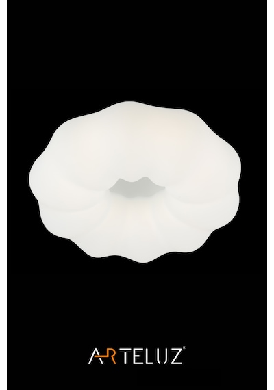 Luxury Bulut Model Modern Plafonyer Avize 55 Cm Beyaz