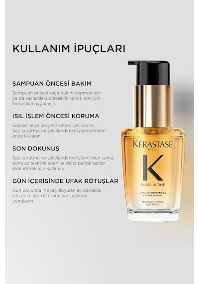 Kerastase Elixir Ultime Saç Bakım Yağı 30  ML