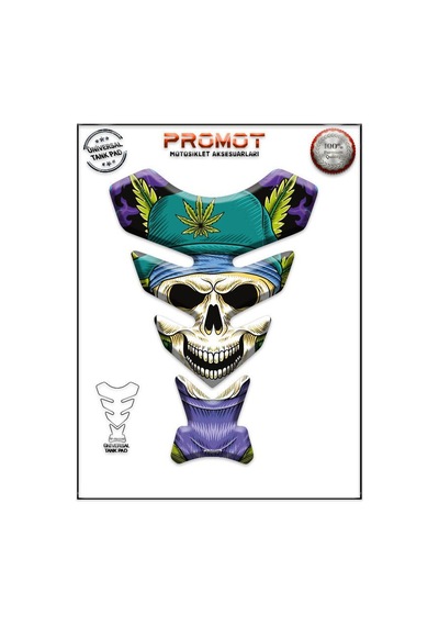 Universal Motosiklet Tank Pad 3d Sticker 0240 Diğer