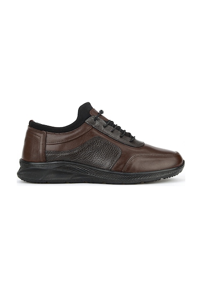 Ziya, Erkek Hakiki Deri Sneaker 153423z69 Kahve-k.kahve 143423z69 052