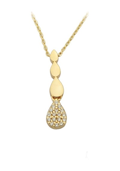 Altın Damla Kolye G10033
