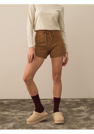 Xint Camel Lüks Pamuk Dokulu Regular Fit Şort 850916
