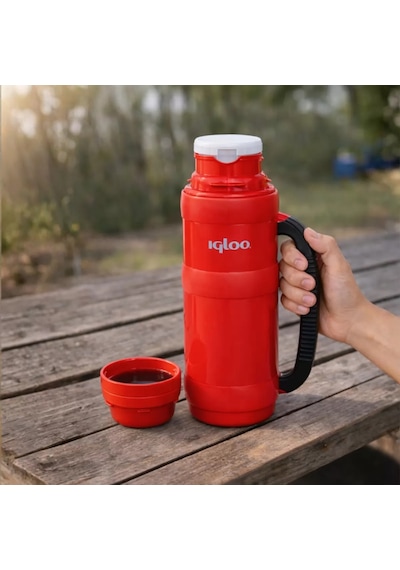 İçi Cam Termos - Igloo - Ev180 - 1.8 Lt - Kırmızı - 205537 Çok Renkli