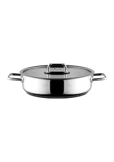 Aryıldız Colombus Metal Kulp Cam Kapak Basık Tencere - 26 Cm