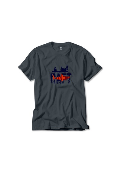Raft Logo Shark Krem Tişört