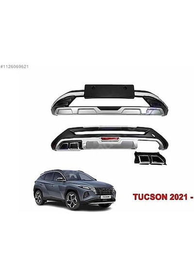 Hyundaı Tucson 2021 Sonrası Ön Arka Difüzör New Tucson Ön Arka