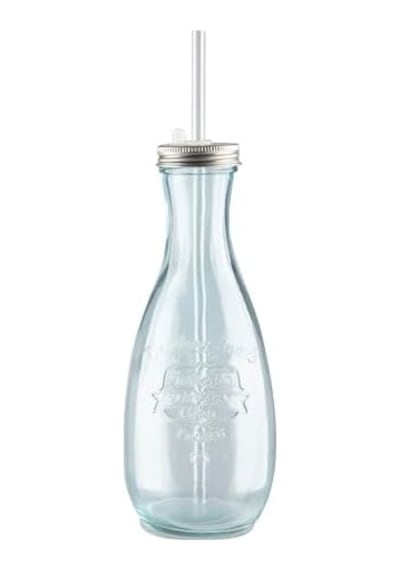 Recycle Pipetli Şişe 570cc Açık Ahşap