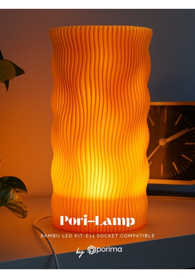 Pori-lamp Dalga Tasarımlı Modern Dekoratif Masa Lambası - Şık Aydınlatma