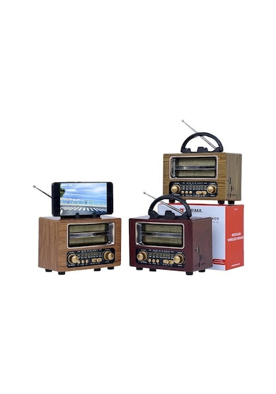 Torima NS-02 Nostajik Radyo Bluetooth Hoparlör