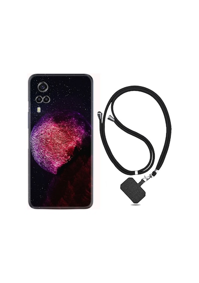 Vivo Y53S Kılıf Boyun Askılı Kızıl Gezegen 1624