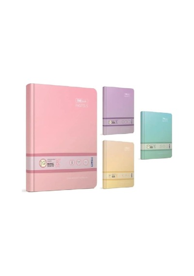 Gıpta Thebook Defter Pastels İplik Dikişli Sert Kapak 20x28 240 Yaprak Kareli