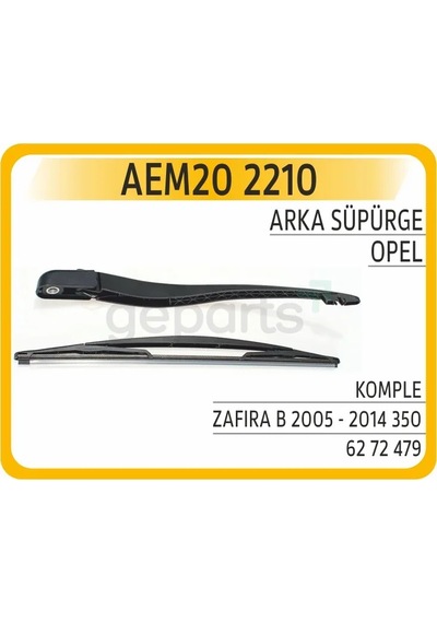 Arka Silecek Kolu Süpürgesi Komple Opel Zafira B 2005 2014 350