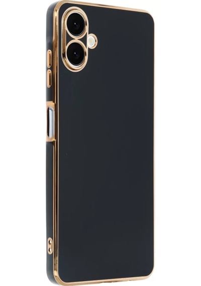 Newface Samsung Galaxy A06 Kılıf Volet Silikon - Siyah