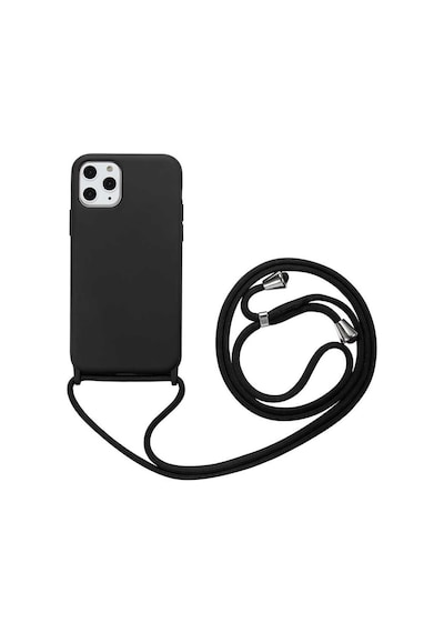 Apple Uyumlu iPhone 11 Pro Klfs Ropi Kılıf-siyah Siyah