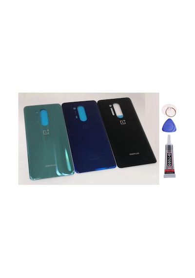 One Plus 8 Pro Mavi Arka Kapak Batarya Kapağı Pil Kapağı Yapışkan Ve Sökme Aparatıyla Beraber Full Set Mavi