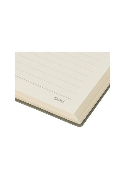 Deli Deri Kaplı A5 80 Yp 70g Defter Çizgili Gri Çok Renkli