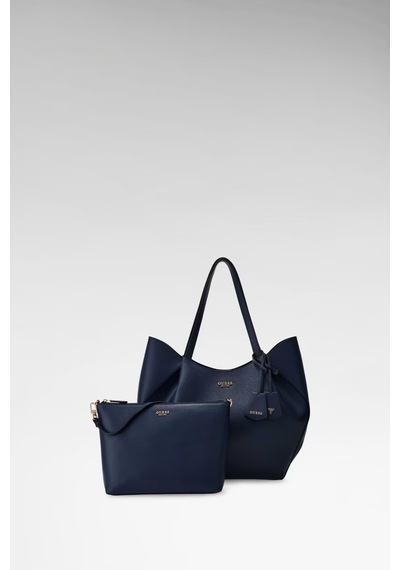 Guess Amorette Portföy Çantalı Kadın Omuz Çantası Hwbg7898240 Lacivert