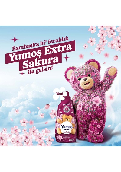 Extra Konsantre Çamaşır Yumuşatıcı Sakura1440 Ml 60 Yıkama X1 Diğer