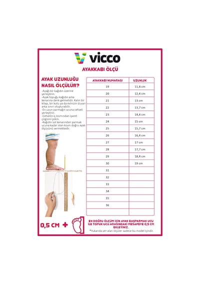 Vicco Orante Işıklı Kız Bebek Spor Ayakkabı 346.24y.150 Beyaz