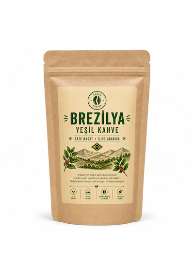 Resso Coffee Avantaj Brezilya %100 Arabica Yeşil & Çiğ Kahve Çekirdeği 1 KG