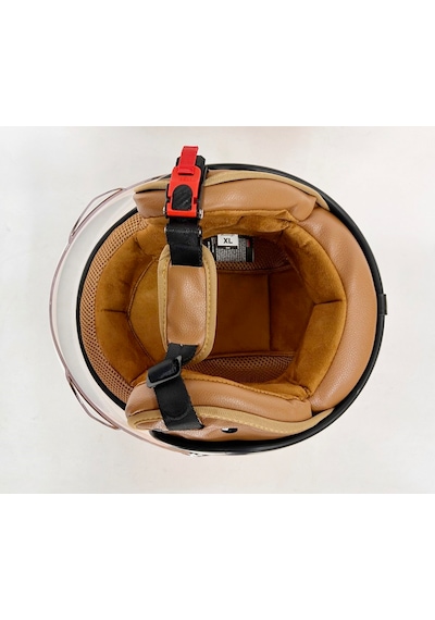 Nero Tk-06 Şefaf Vizörlü Yarım Açık Kask Parlak T3