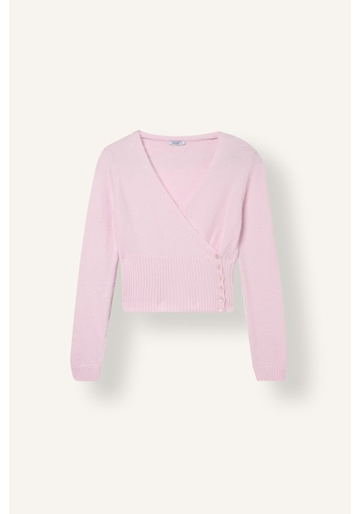 Defacto Fıtted V Yaka Düğme Detaylı Triko Kazak G8035ax26aupn350 Pembe-pn350 Defacto Fıtted V Yaka Düğme Detaylı Triko Kazak G8035ax26aupn350 Pembe-pn350