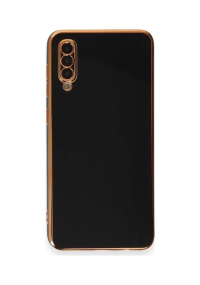 Newface Samsung Galaxy A50 Kılıf Volet Silikon - Siyah