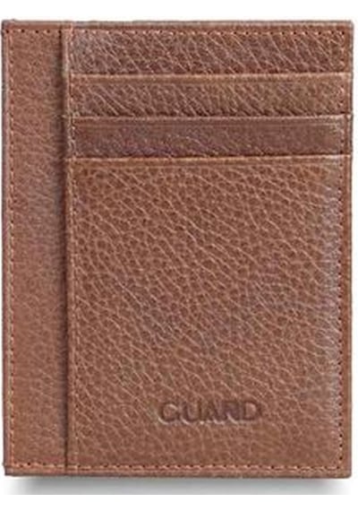 Guard Taba Hakiki Deri Kartlık Erkek / Kadın P1092 Taba