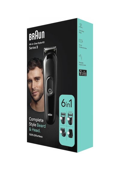 Braun Series 3 MGK3410 Hepsi Bir Arada Şekillendirme Seti
