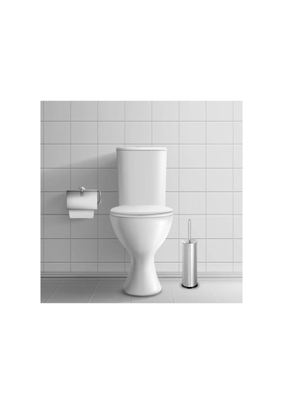 Tr Metal Wc Fırçası, Krom Tuvalet Temizleme Fırçası, Paslanmaz Çelik Saplı, Dayanıklı Ve Hijyenik Banyo Aksesu Diğer