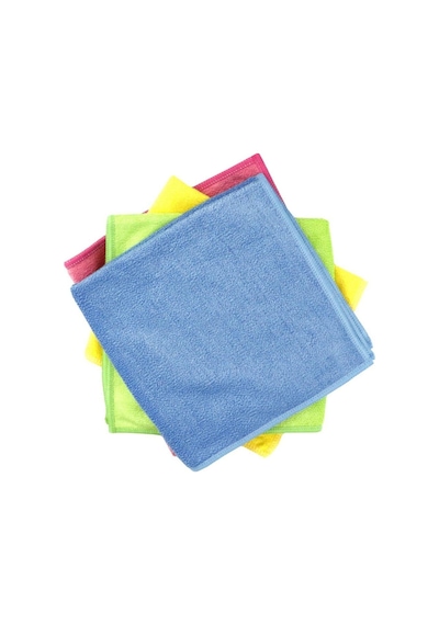 Silver Home Universal Parlak Doku Mikrofiber Temizlik Bezi 4'lü 40 x 40 CM