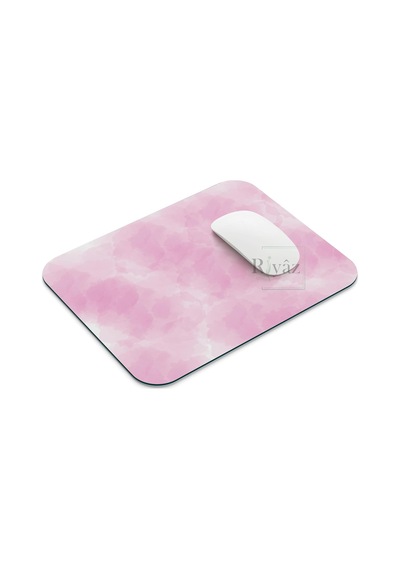 Pembe Zemin - Dikdörtgen Mouse Pad, 17,5 Cm X 19,50 Cm