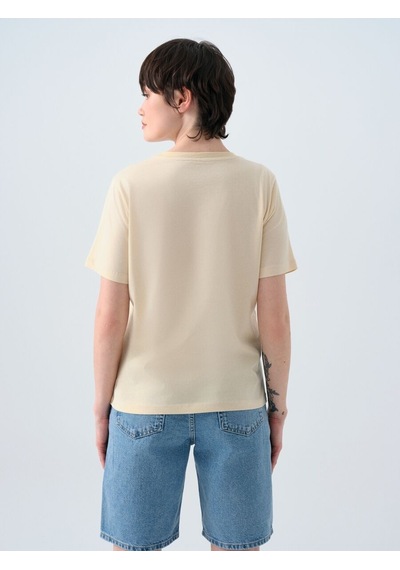 LOFT Regular Fit Kadın Tshirt K.kol Lf2039130 Q1.v1 Bej