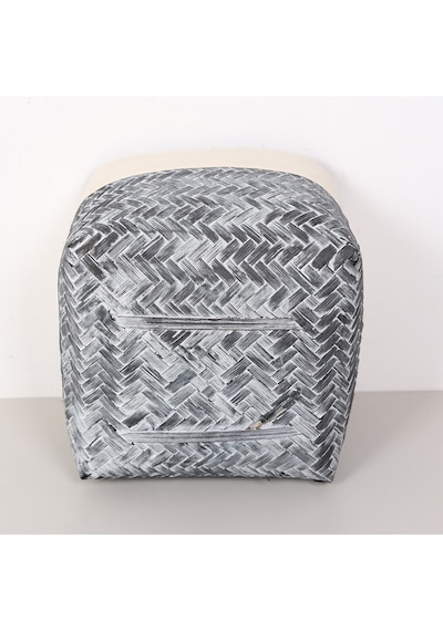 Humi 36x36x28 Cm Doğal Bambu L Sepet Gri