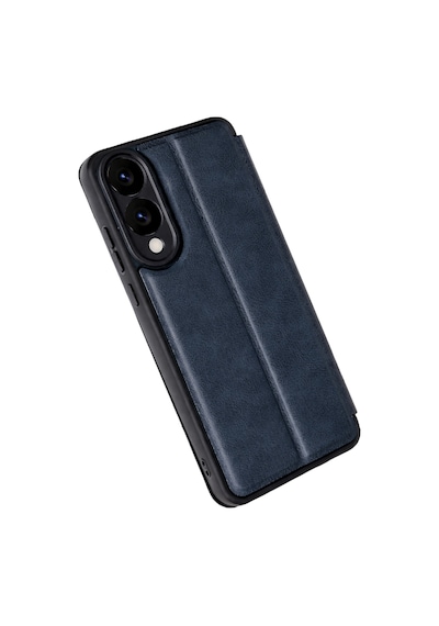 Samsung Uyumlu Galaxy S25 Uyumlu Edge Flip Cover - Lacivert
