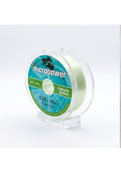 Mıcropower Nature 100m Yşl Mkr Misina 0,26mm