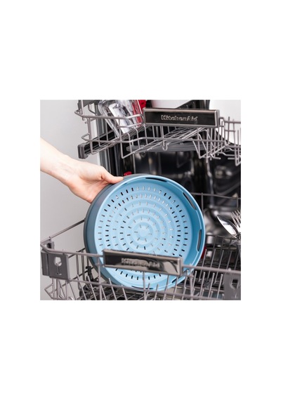Greenpan Steamy Mavi 24 Cm Buharda Pişirici 24 Cm Tencerelerle Uyumlu Üst Üste Kullanılabilir