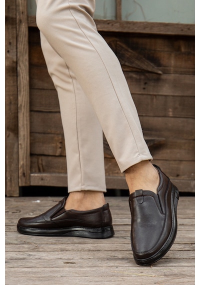 Daxtors D0367 Günlük Ortopedik Erkek Casual Ayakkabı Kahverengi