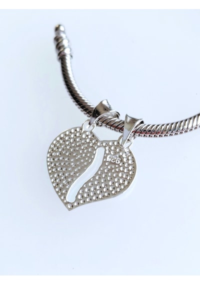 925 Ayar Gümüş Best Frıend Love Tasarım Charm