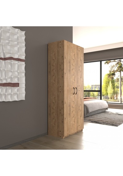 2 Kapaklı 5 Katlı Çok Amaçlı / Elbise Dolabı / Saklama Dolabı 70 Lilyum Çok Renkli