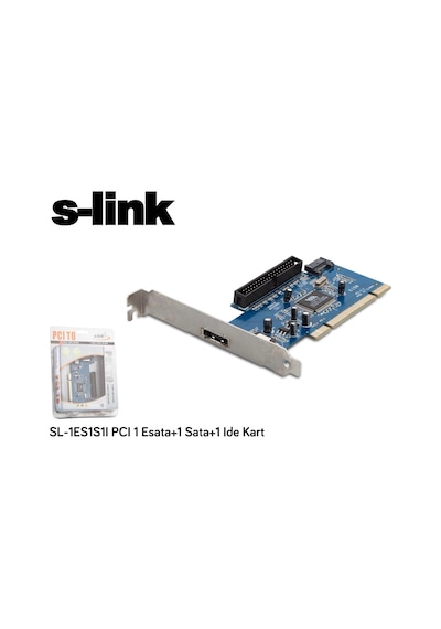 S-link Sl-1es1s1 1esata+1sata+1ıde Pcı Kart Kdo