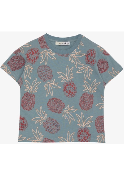 Jack Lions Erkek Çocuk Tişört Ananas Desenli 1.5-5 Yaş İndigo