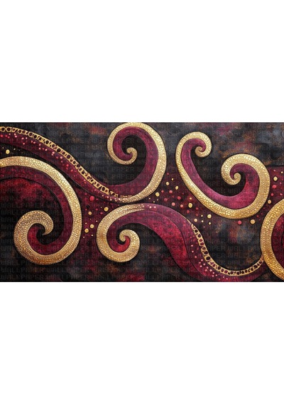Batik Desen Poster Duvar Kağıdı Renkli