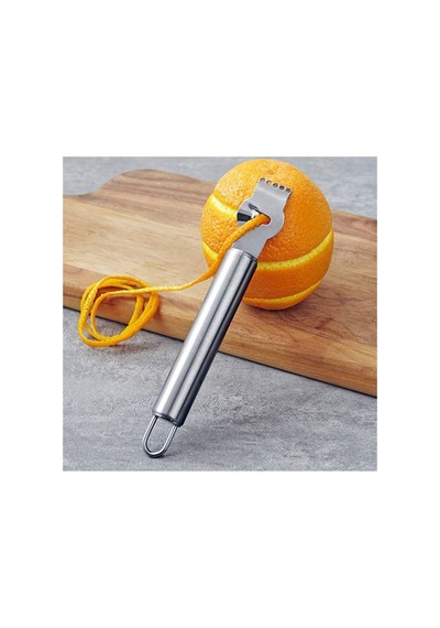 Evefix Narenciye Portakal Limon Kabuk Çizici Sıyırıcı Soyucu Rende, Metal, 16 Cm Diğer