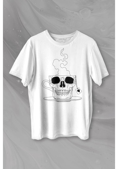 Kurukafa Kahve Çay Streetwear Baskılı Tişört Unisex T-shirt 001