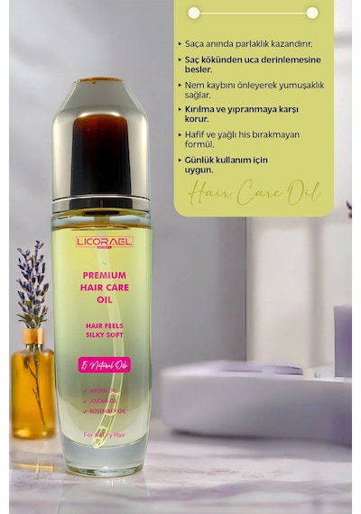 Licorael Dubai Premium Haır Care Oil Saç Bakım Yağı 120ml