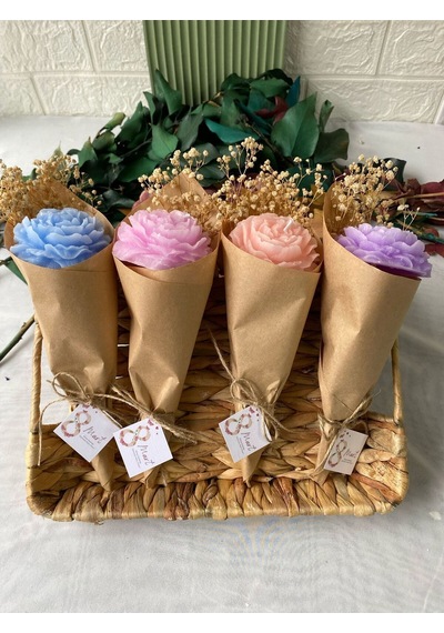 Bernami Vazo Pinterest Kadınlar Günü Hediyesi Mum Buketi 5 Adet 8 Mart Dünya Kadınlar Günü Hediyesi Diğer