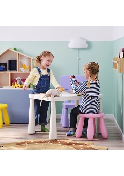 Ikea Mammut Çocuk Taburesi, Pembe