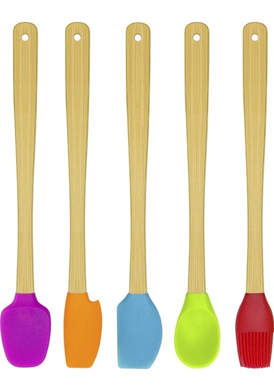 Vallettaa İndigo 5'li Spatula Seti - 25 Cm Çok Renkli
